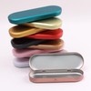 Aoktorkit 1PCS Metal Tin Box Container, 17.5x6x1.8cm Oval Empty Mini