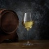 JoyJolt Layla White Wine Glasses, Set of 4 Italian Glasses,