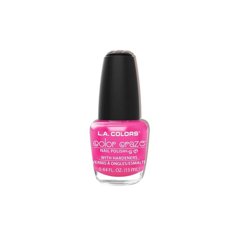 L.A. Colors Craze - Esmalte de uñas, Rosa, 29,57ml
