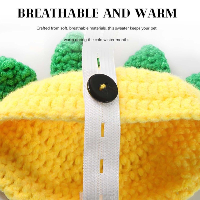 Knitted Turtle Sweater - Dinosaur Shell Costume with Adjustable Strap,