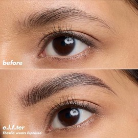 e.l.f. Holy Strokes - Bolígrafo microfino para cejas, maquillaje líquido impermeable para detallar y añadir dimensiones, vegano y libre de crueldad, g
