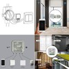 Luminea Home Control Roller Blind Control: Set of 4 WLAN