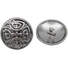 Goldgöre Pack of 5 Celtic Silver Metal Buttons 25mm with
