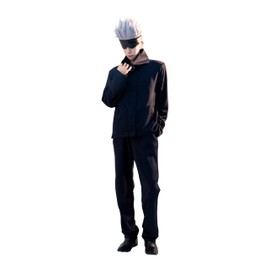 OSIAS Men's Gojo Satoru Teacher Uniform Cosplay Costume (L)