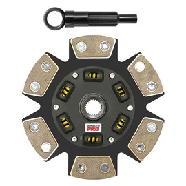 ClutchMaxPRO Performance Stage 3 Clutch Disc Plate with Alignment Tool Compatible with 2003 2004 2005 2006 2007 2008 Mazda 6 GS GT 2.3L NON-TURBO (CPLC53011R3DEAT-15058-ST3)