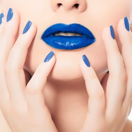 YECIRALA 20 Sheets 280 Pcs Blue Series Nail Polish Stickers for Women Nail Stickers Full Nail Wraps for Women Nails Gel Nail Stickers Stick On Nail Polish Strips Gel Polish Stickers Strips Kit