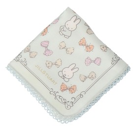 Jill Stuart Handkerchief Women's Double Face Handkerchief 07601202 Handkerchief Female with Miffy Women's, Light Green [B]