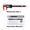 UNIPEC 6" Digital Caliper – Measuring Tool with LCD Display,