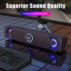 PC Speakers,Smalody Computer Gaming Speaker Cool Led/Volume Control Powered by