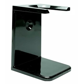 Golddachs Black Plastic Shaving Brush Holder