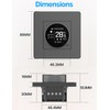 MOES Smart ZigBee Thermostat Underfloor Heating Electric, Room Thermostat Underfloor