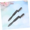 FOMIYES Eyebrow Comb Metal Fine Pins Eyebrow Brush for Brows