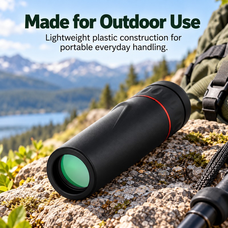 Portable Monocular Telescope for Outdoor Viewing – BAK4 Prism with
