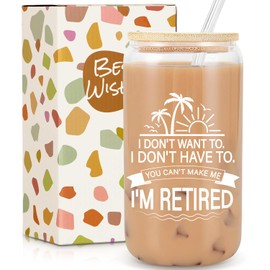 Retirement Gifts for Woman 2024 - Happy Retirement Gifts for Women Men Retirees, Teacher, Coworker, Nurses, Boss, Friends, Cool Best Retired 2024 Glass Tumbler Gift Ideas for Coworkers Office & Family