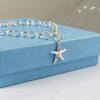 Starfish Bracelet, Sterling Silver, Medium