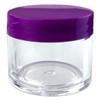 1 Piece Beauticom® 30G/30ML (1 Oz) Acrylic Round Clear Cosmetic