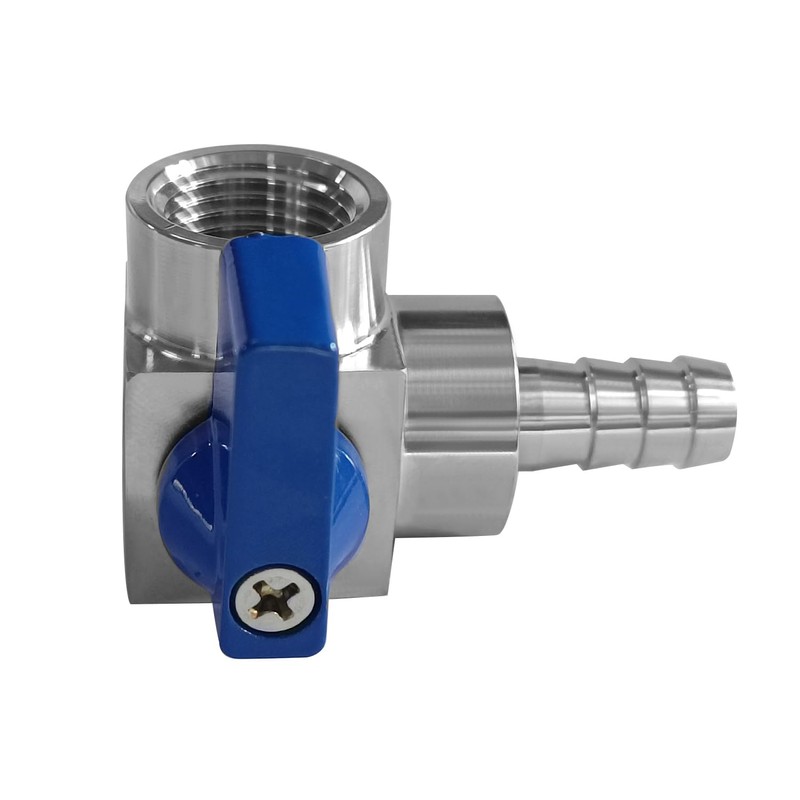 Beduan Stainless 3/8" Barbed x 3/8" NPT Female 90 Degree