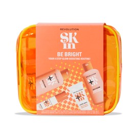 Revolution SKin, Be Bright Starter Kit, Brightening Skincare Set Includes Cleanser, Toner, Serum & Moisturiser, Vegan & Cruelty-Free, 4 Products Included