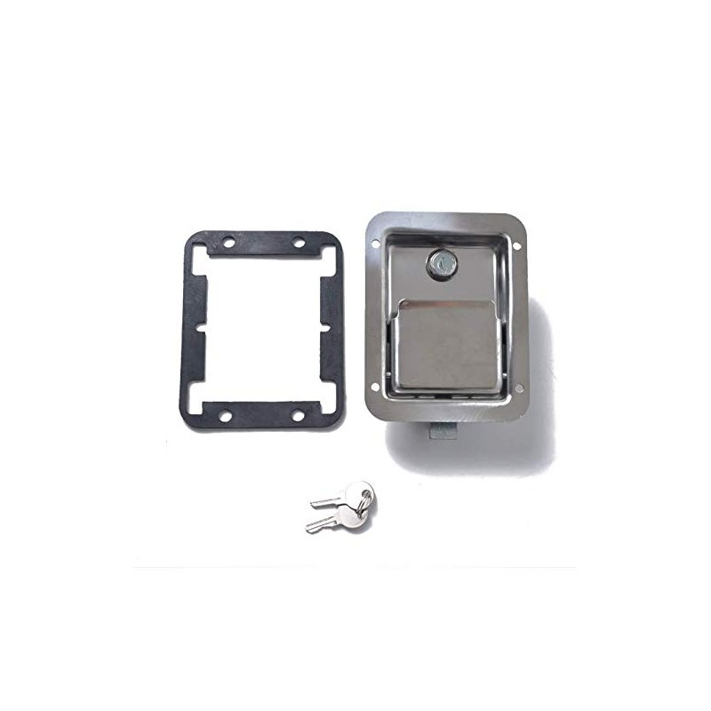 Riloer Trailer toolbox RV pallet handle lock with 2 keys,