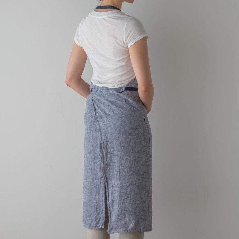 Linen Full Apron Manon A315 [Lino e Lina/Lino e Lina],