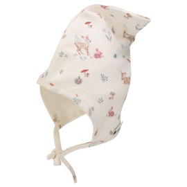 Sterntaler Girls' Bonnet Fawn Hat, ecru