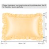 PiccoCasa Satin Pillowcases for Hair and Skin, Retro Silky Pillow