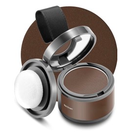 Root Touch Up Sets - Instant Hairline Powder for Gray Coverage & Root Touch-Up - Conceals Thinning Hair, Bald Spots, & Eyebrows - 48-Hour Stain-Proof Formula for Men & Women (Medium Brown, 0.35 Ounce)