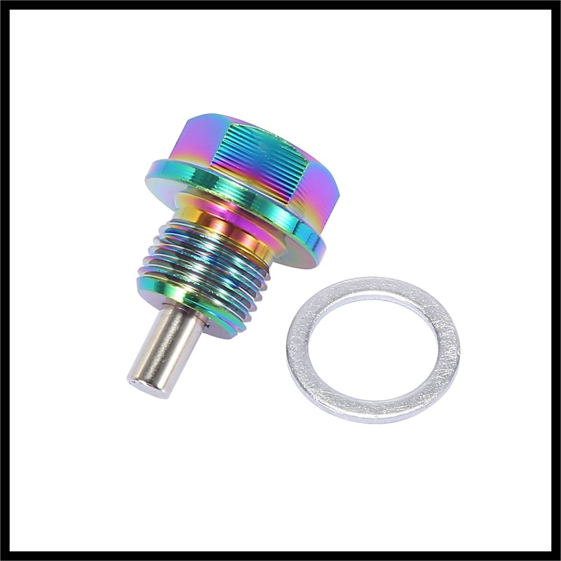 Hihaha M16x1.5 Multicolor Magnetic Oil Drain Plug with Gaskets 1