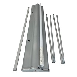 JUST 4 SIGNS NEW DELUXE Retractable Banner Stand with Widened Base and Padded Portable Oxford Bag (48" x 65 ～ 90"（WxH）)