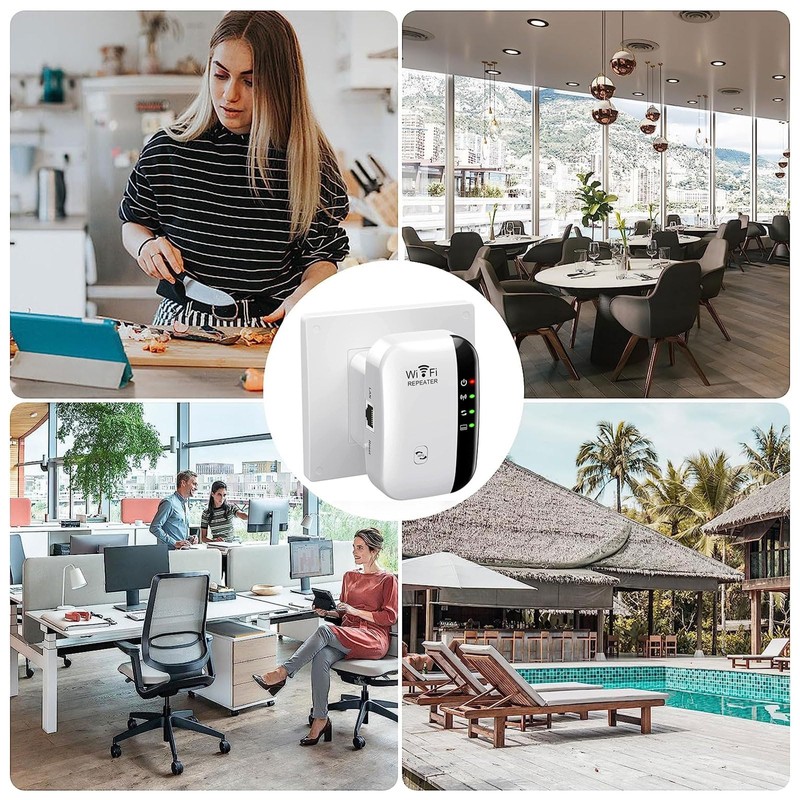 AnnuoYi WiFi Extender,WiFi Repeater,Signal Booster Up to 3000sq Ft and
