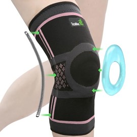 TechWare Pro Rodillera para mujeres y hombres, manga de compresión de rodilla para dolor de rodilla, soporte de rodilla. Rodillera para desgarro de...