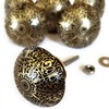 French Furniture Fittings Set of 6 Brass Knobs (FFF) -