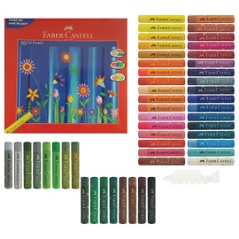 Faber Castell Color Oil Pastels (Pack of 50 Shades)