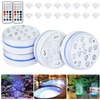Underwater Light Waterproof Pool Lights LED Light with Remote Control