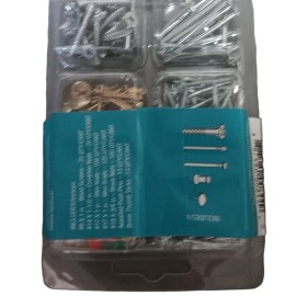Everbilt 400-PC Zinc-Plated, All-in-1 Fastener Kit (Nails, Screws, Brads, Tacks)