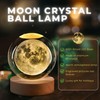 Flexzion 3D Moon Crystal Ball Night Light - LED Light