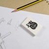 2 x 45mm 'Howling Wolf' Erasers/Rubbers (ER00047819)