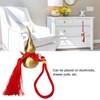 Feng Shui Wu Lou Red Lucky Tassel 10cm High Rope