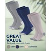 Pembrook 3 Pairs Plus Size Compression Socks Wide Calf -