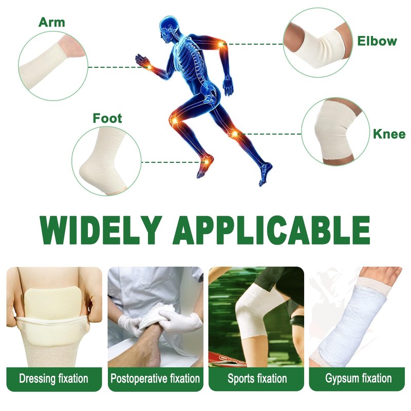 Elastic Tubular Support Bandage, Stockinette Tubing for Arm, Legs, Knees,