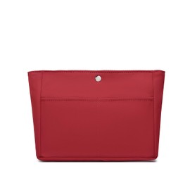 YONEBN waterproof Storage Bag Lightweight Large Capacity nylon Bag Inner Bag Handbag Organizer (Nylon/Burgundy Red)