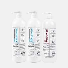 Dr. Bang Ki-won [Mixed Set] Dr. Bang Ki-won Cool Shampoo 1Lx2+Wrap Treatment 1L / Cooling Menthol Scalp Acne Scalp Soothing / [혼합세트] 닥터방기원 쿨샴푸1Lx2+랩 트리트먼트1L / 쿨링 멘톨 두피여드름 두피진정