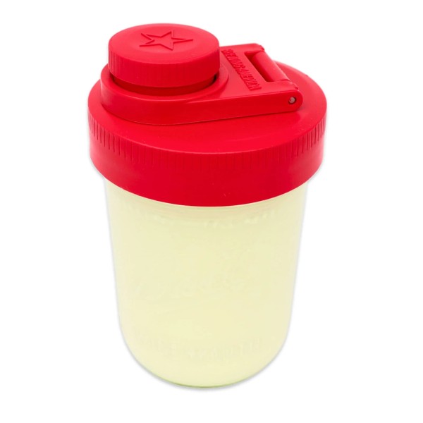 Brewing America Creamer Jar with Pouring Lid, 1 Pint (16