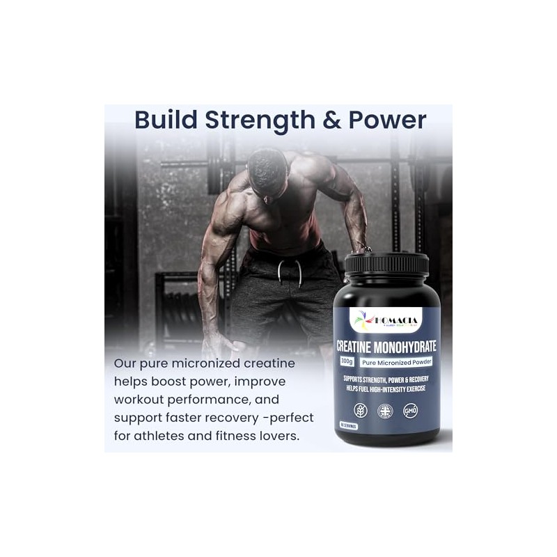 Creatine Monohydrate Powder | 100% Pure Micronized Creatine Powder |