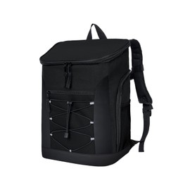 Picnic Backpack, Large Comfortable Insulated Cooler Backpack, Backpack Cooler Insulated Leak Proof, Camping, Beach, Fishing, Travel, Outdoor Leak Proof Cooler Backpack, 30 Liters, 48 Cans