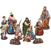 Carousel Home and Gifts Large Traditional Deluxe Christmas Nativity Set
