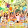 51PCS Easter Tableware Set Theme Decoration,Easter Party Tableware Set, Easter
