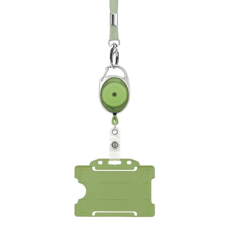 Retractable Lanyard and Badge Holder Trio Triple Pack by LanyardsTomorrow