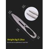 TIKIDESIGN Precision Tweezers Titanium Tweezers for Men, Chip Tweezers Craft
