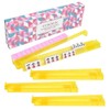 4-Pack Clear Mahjong Racks & Pushers for Game Night –